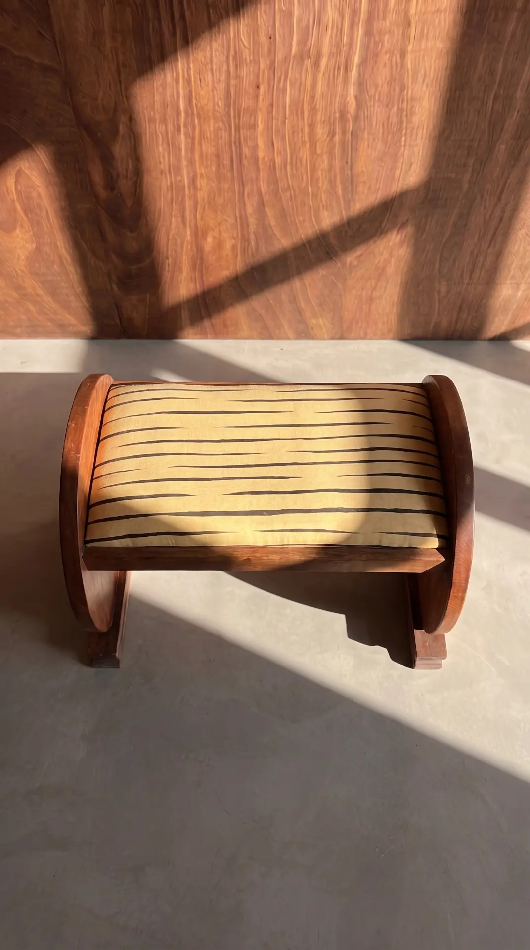 Vintage stool — Amsterdam School — view 3 of 4