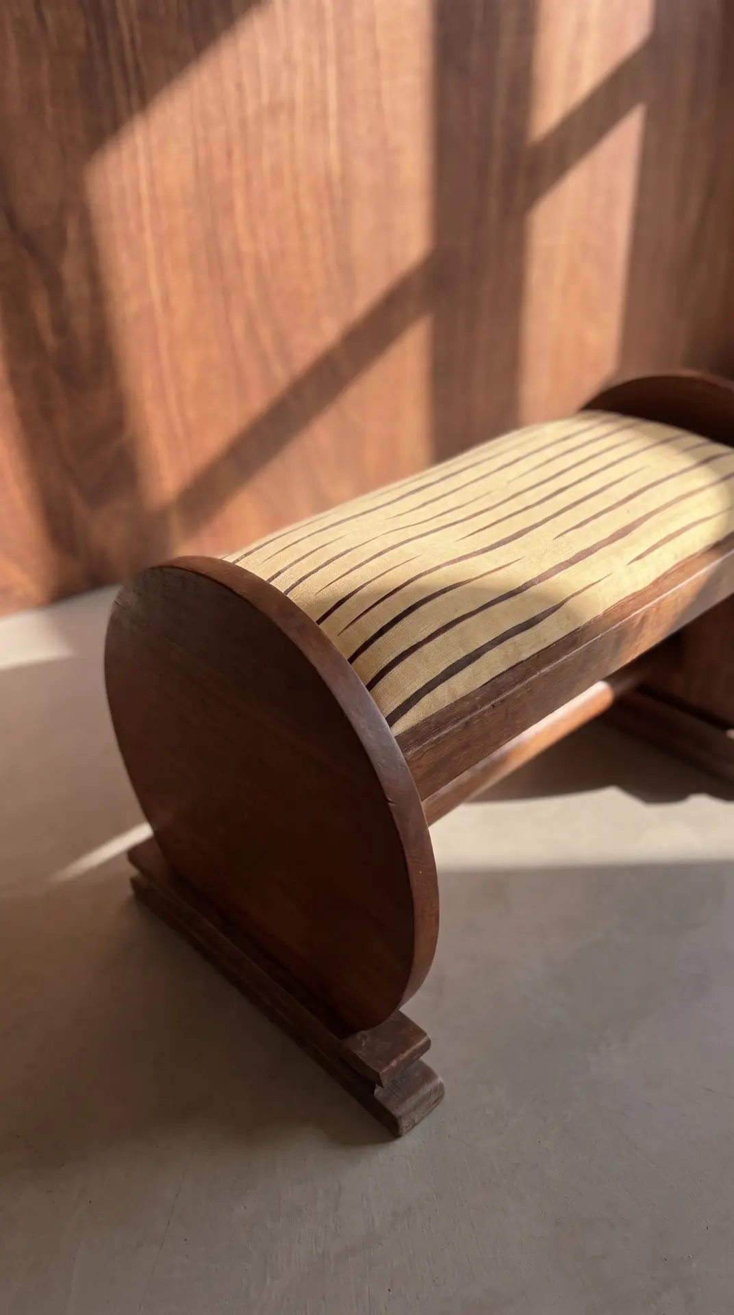 Vintage stool — Amsterdam School — view 4 of 4